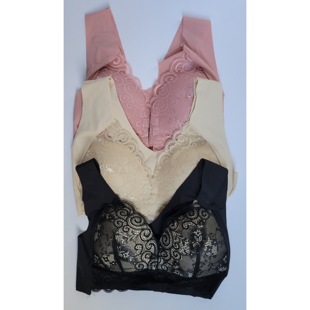 3 Lace Stretch Bras
